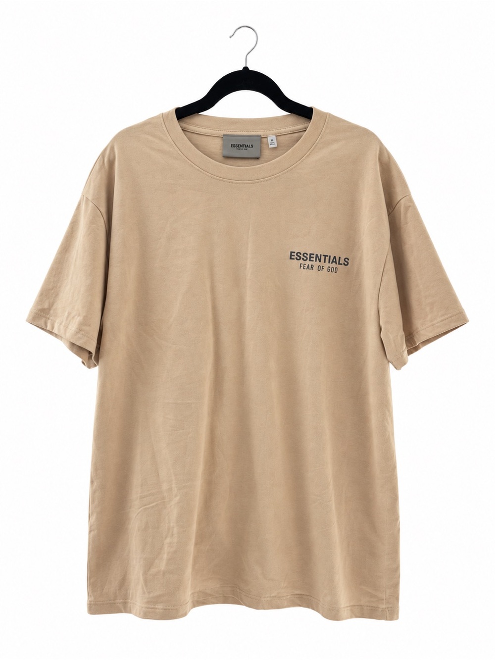 Fear of God ESSENTIALS NWT Men's Tan Crew Neck T-Shirt Size XL